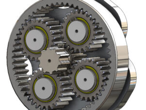 Industrial Four-Planet Gears Planetary Gearbox, precision-engineered for smooth power transmission and enhanced torque distribution.