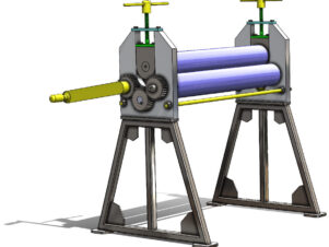 Manual Sheet Rolling Machine, engineered for precision metal forming and smooth sheet rolling operations in industrial and workshop settings.