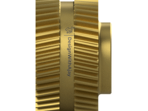Precision-engineered double helical gear designed for smooth and efficient power transmission.
