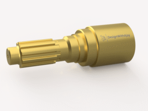 Precision-engineered straight spline shaft designed for efficient torque transmission.